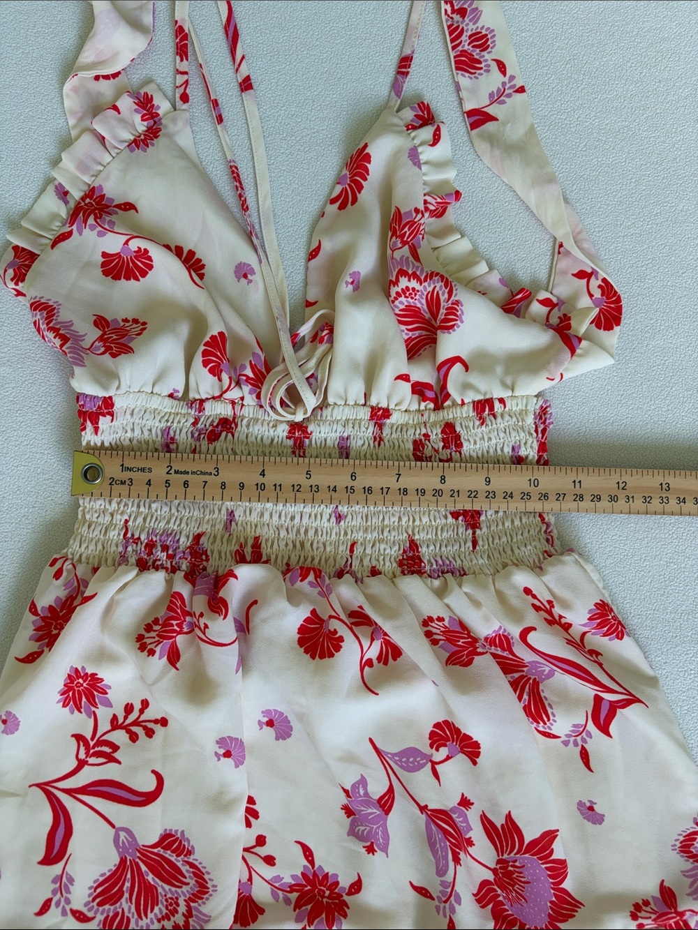Chelsea & Violet Floral Halter Long Dress - Picture 10 of 10